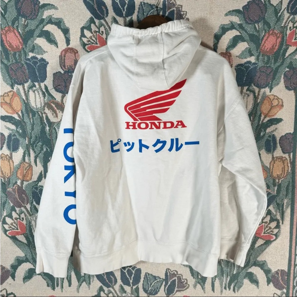 Honda brand tokyo hoodie. Men’s XL white. Very cool  Honda brand hoodie